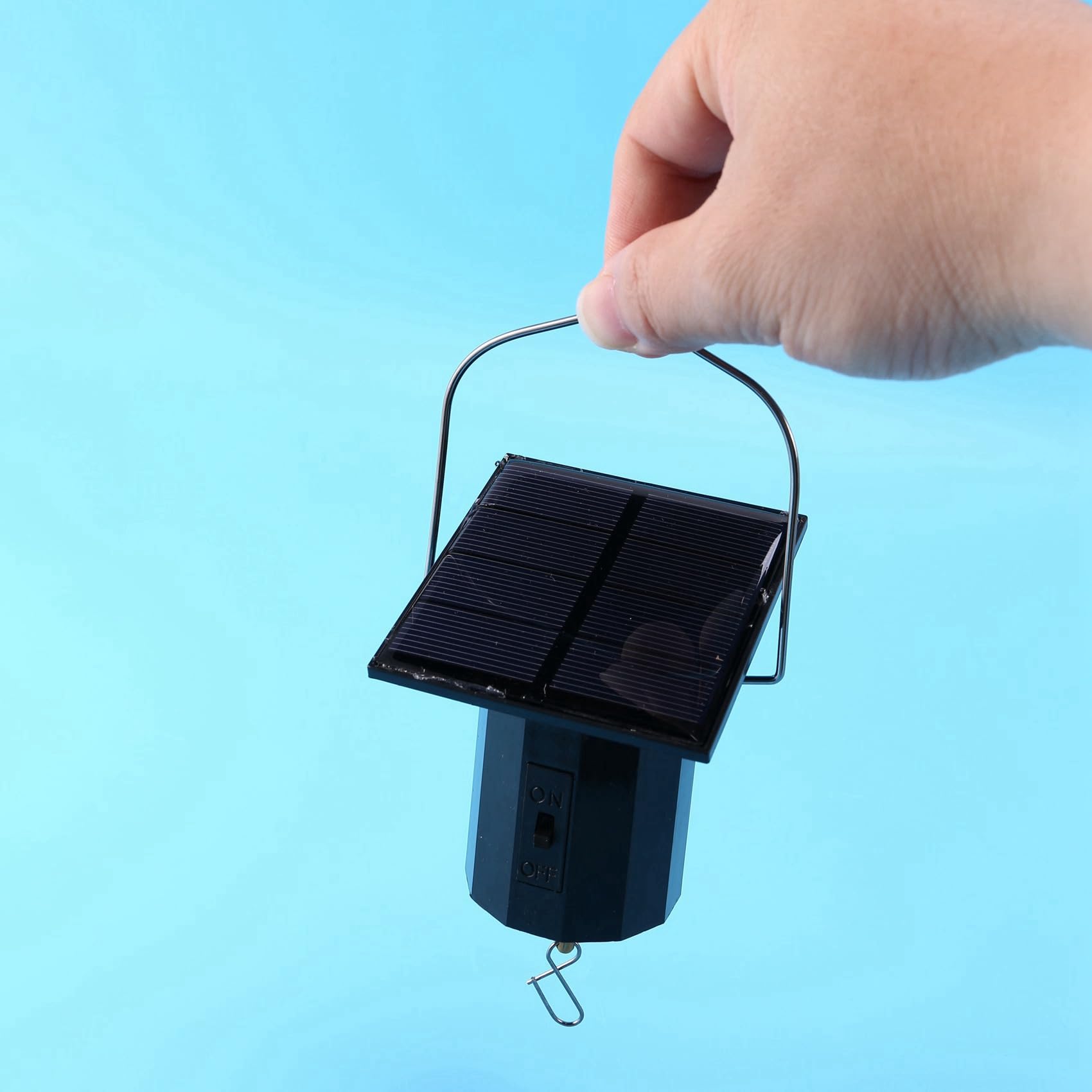 Solar Hängend Display Motor Rotierend Kleiner Motor Solar Wind Spinner Motor Mehr Zweck Drehbarer Haken 6 Stücke
