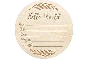 Personalized Hello World Newborn Sign for Boys and Girls