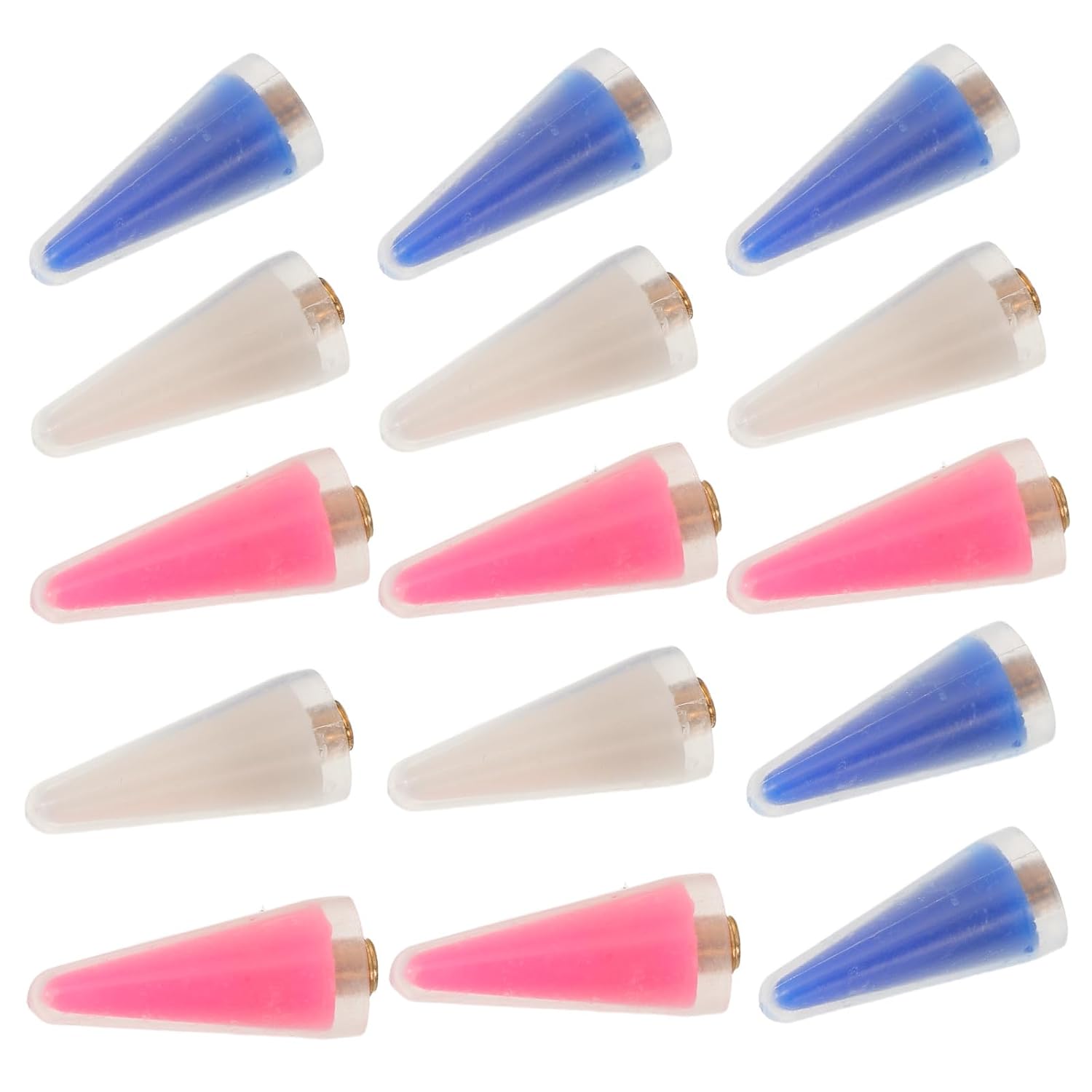 15pcs Nail Art Dotting Pen with Wax Replacement Head Tips, Rhinestone Picker Tool for Manicure Accessories and DIY Nail Jewelry Application