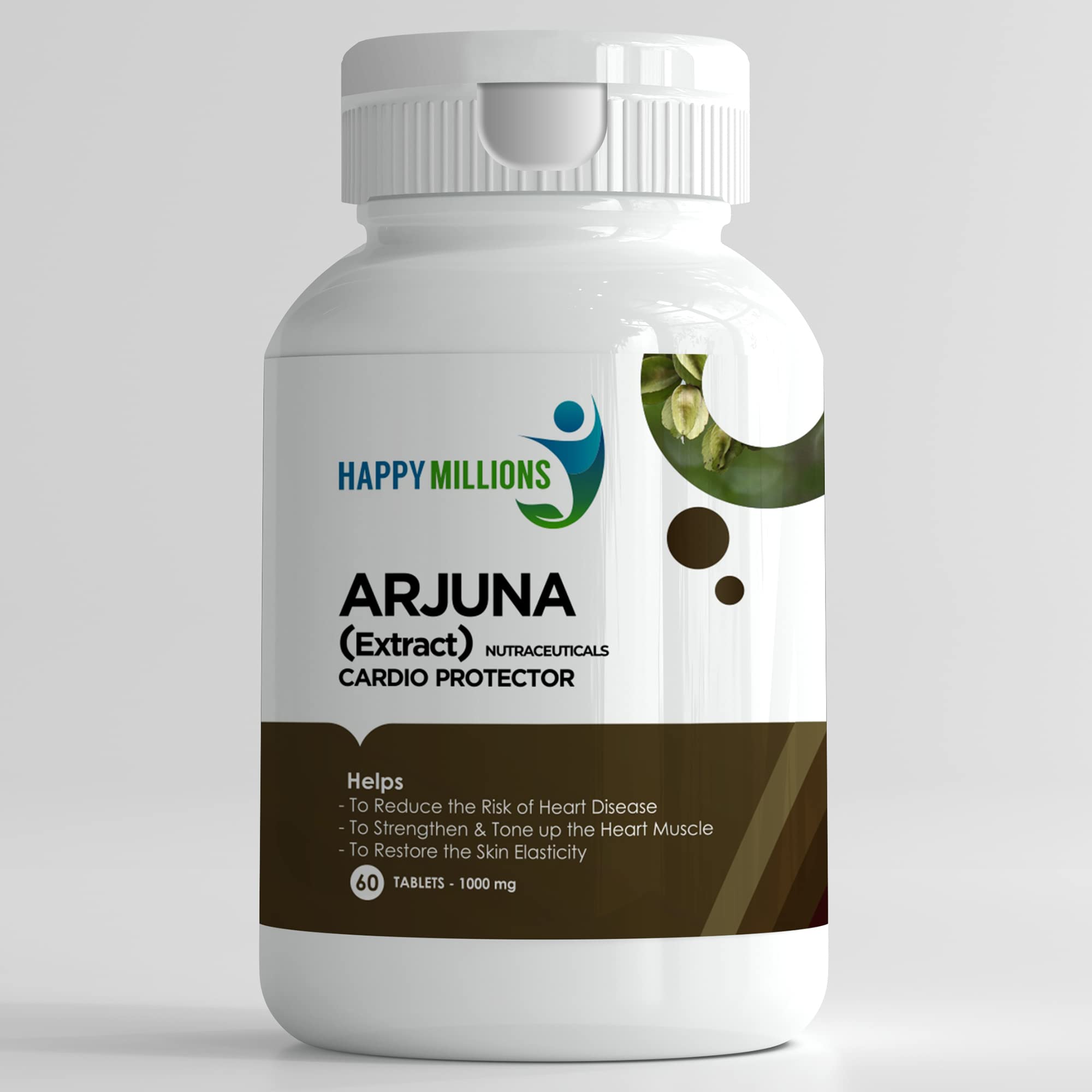 Happy Millions Arjuna - Cardio Protector | 60 Tablets