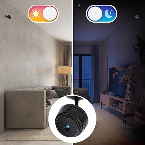 Miniatura 2 de Cámara de seguridad inalámbrica mejorada 1080P HD  Alertas de movimiento inteligentes, control remoto con aplicación, visión nocturna portátil,