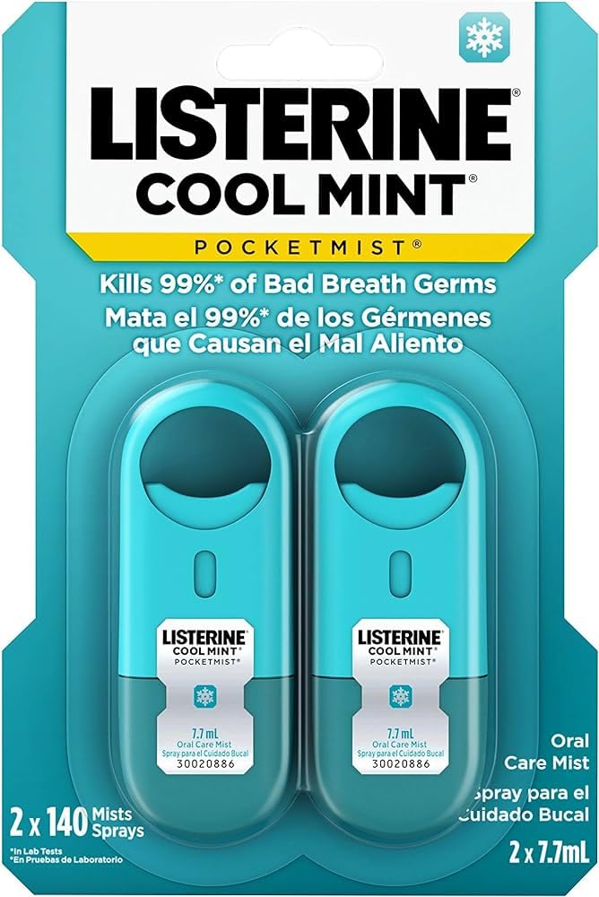 Listerine Pocketmist Cool Mint Liquid Candy Keeps You Smile 7.7ml Pack Of 2 (USA) (B0CRR8KDSB) Amazon Price History, Amazon Price Tracker