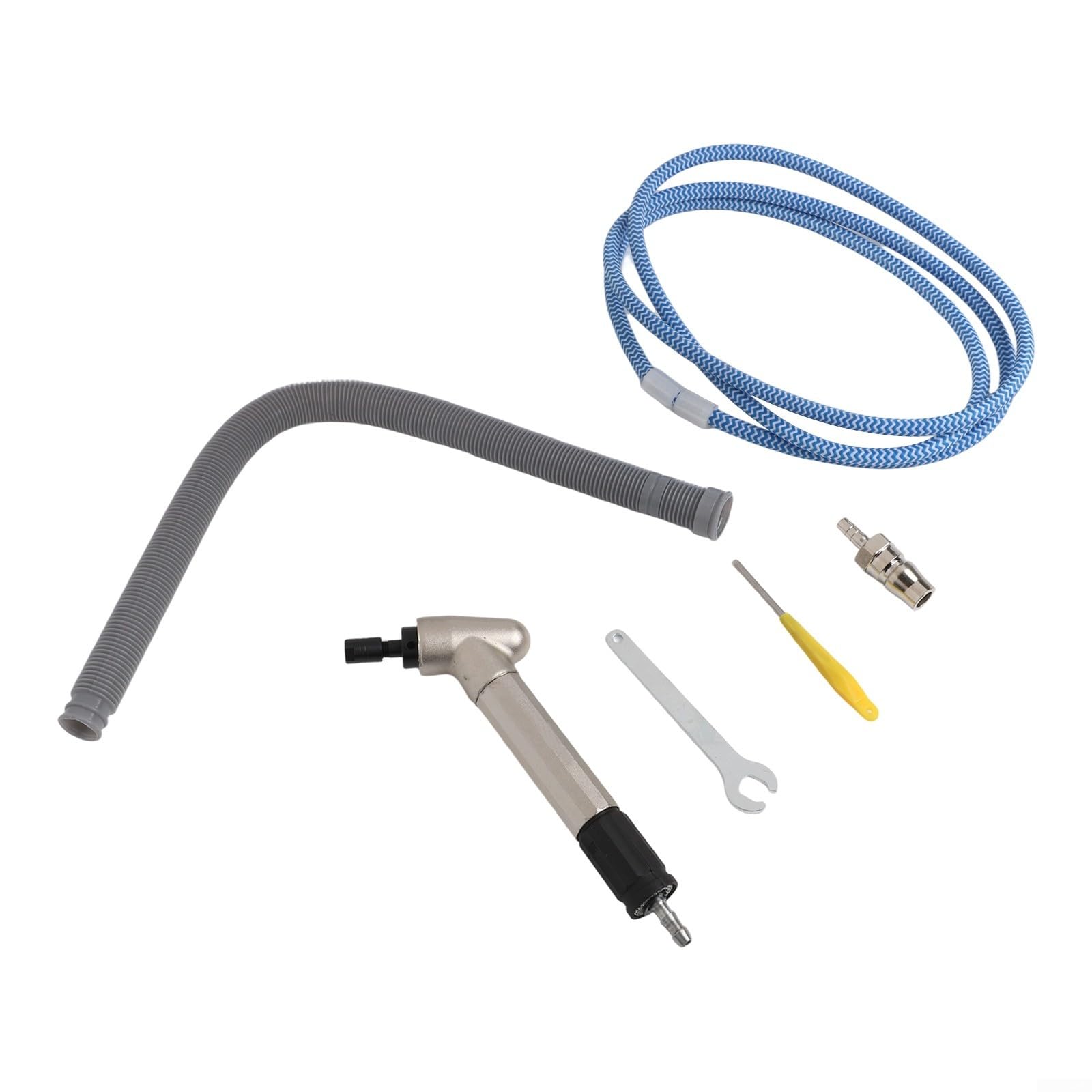 Druckluftschleifer-Set, 52500 U/min, pneumatischer Schleifstift für Elektrowerkzeuge mit 120-Grad-Winkel und 3-mm-Schaft, kompatibel mit MAG-121N
