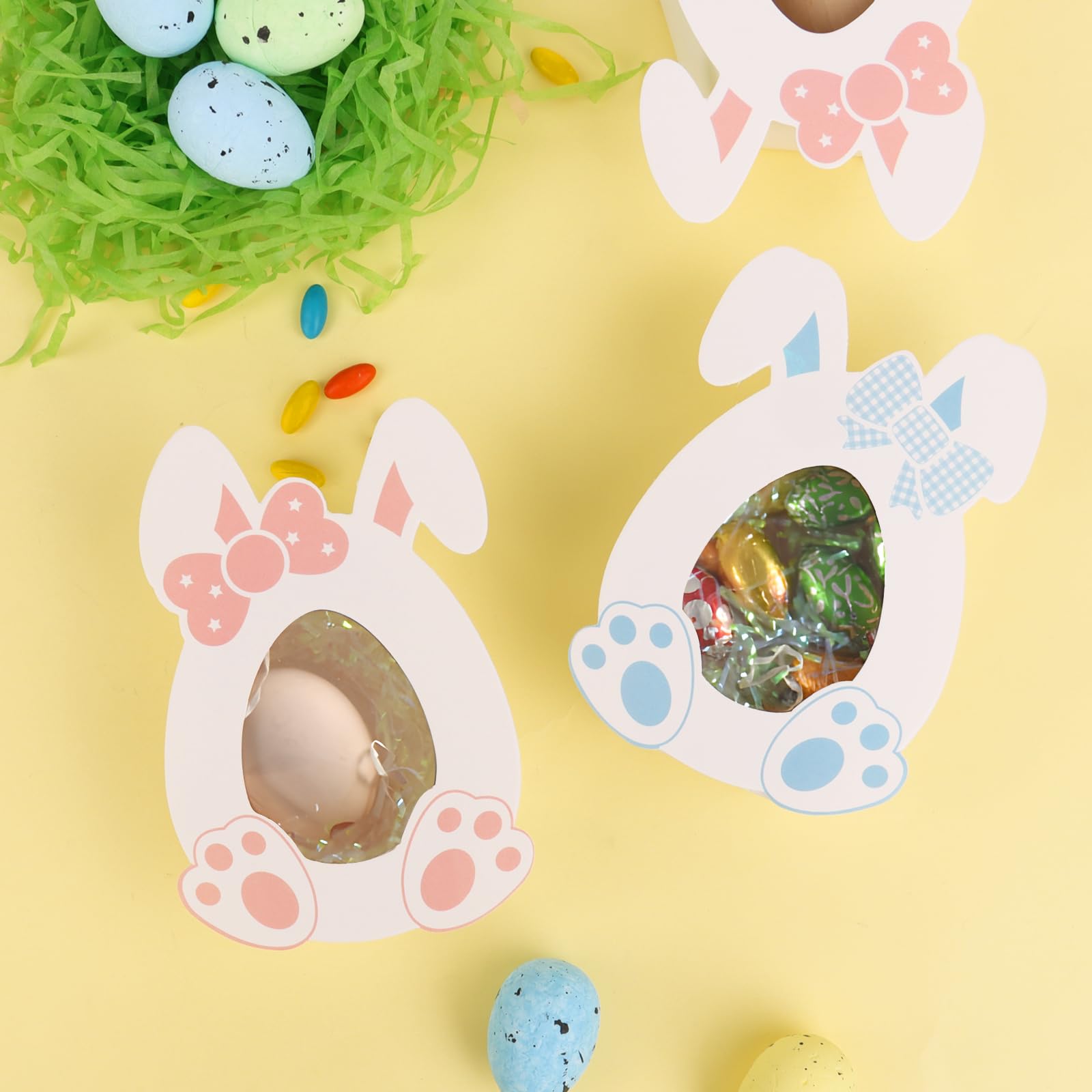 Scatoline Regalo Pasqua - 20 Pezzi Con Coniglietto E Uova, Per Caramelle E Ovetti - Foto 4