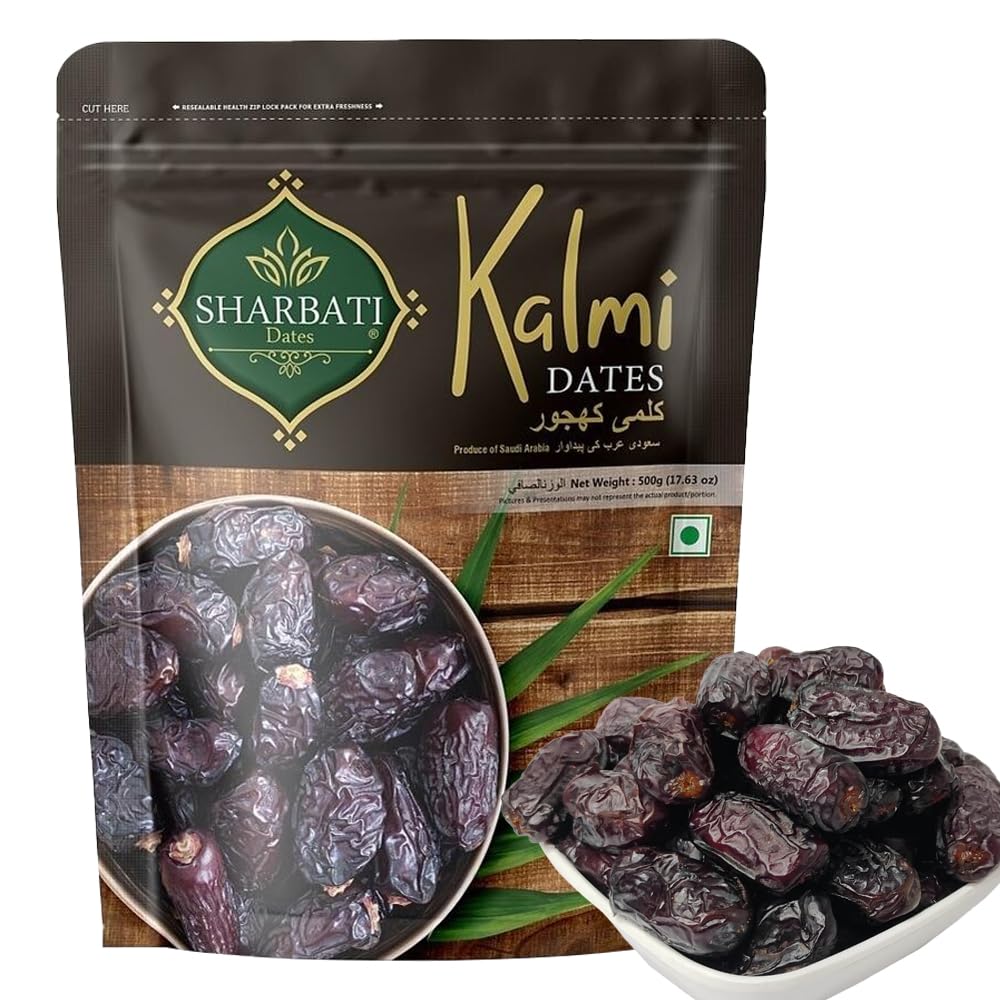 SHARBATI DATES Fresh Premium (Safawi) Kalmi Dates 500Gm With High In Dietary Fiber, Protein & Multiminerals|Preservative Free|Gluten Free|Vegan Date Fruits|Khajoor (B09R4Q5139) Amazon Price History, Amazon Price Tracker
