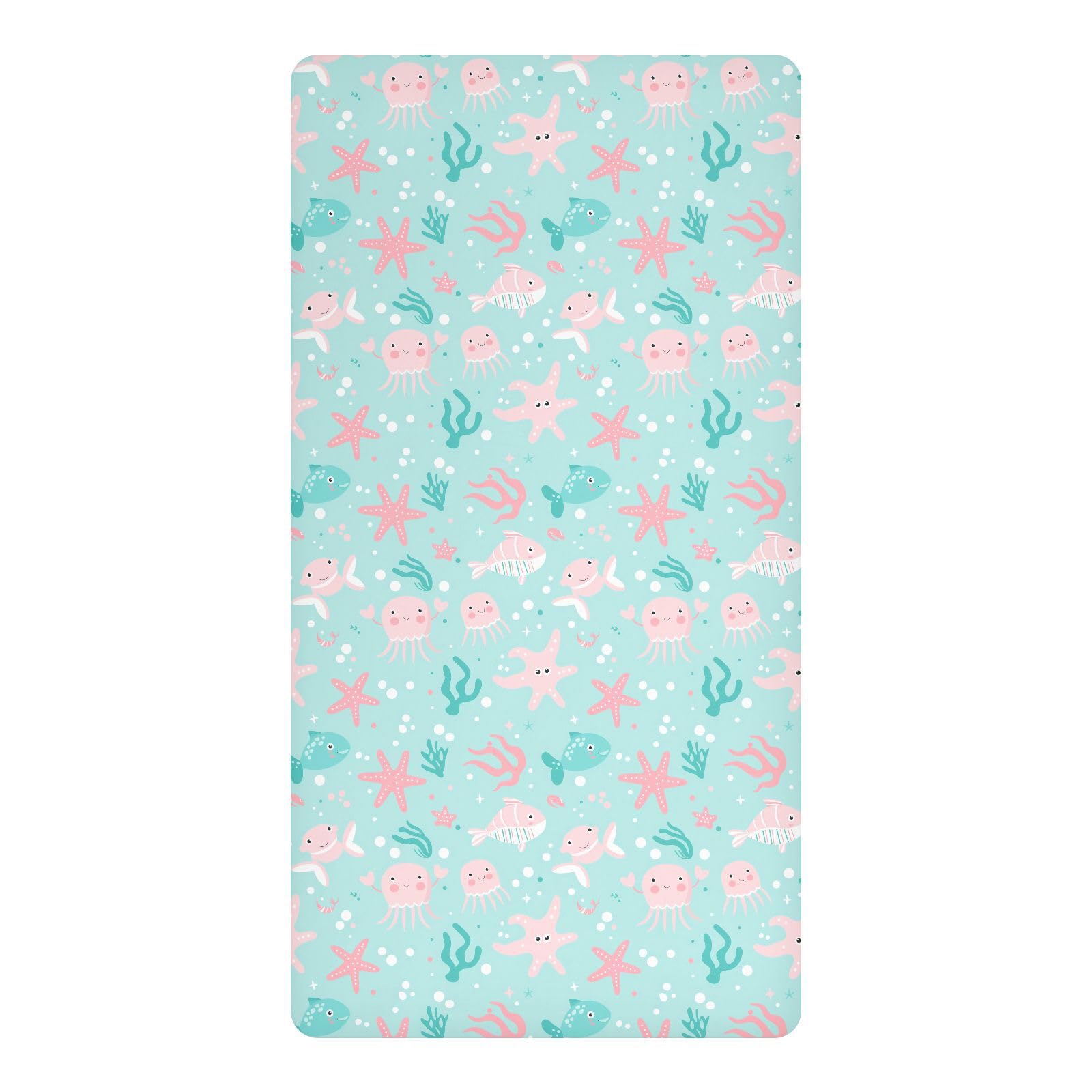 Parure de lit imperméable enfant motif octopodes roses pour des nuits sereines