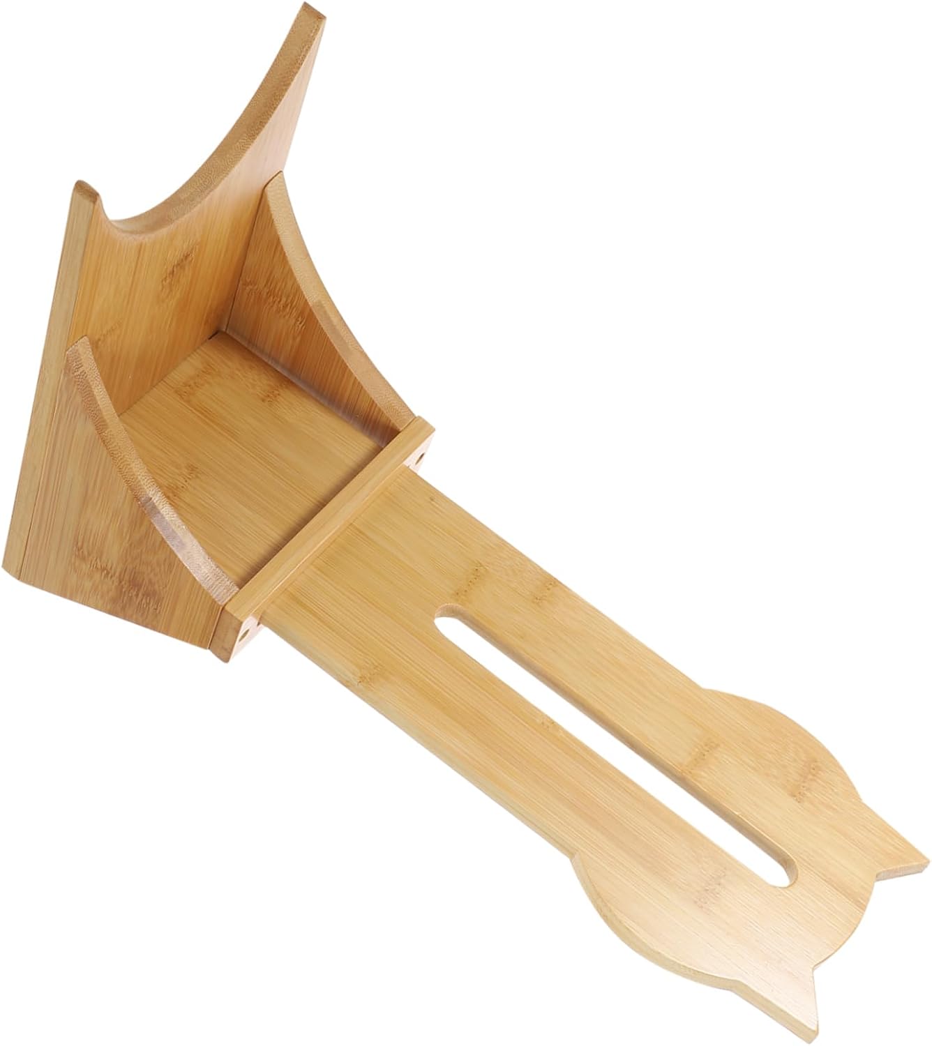 Dog Hanging Drinking Fountain Rack with Adjustable Height Solid Wood