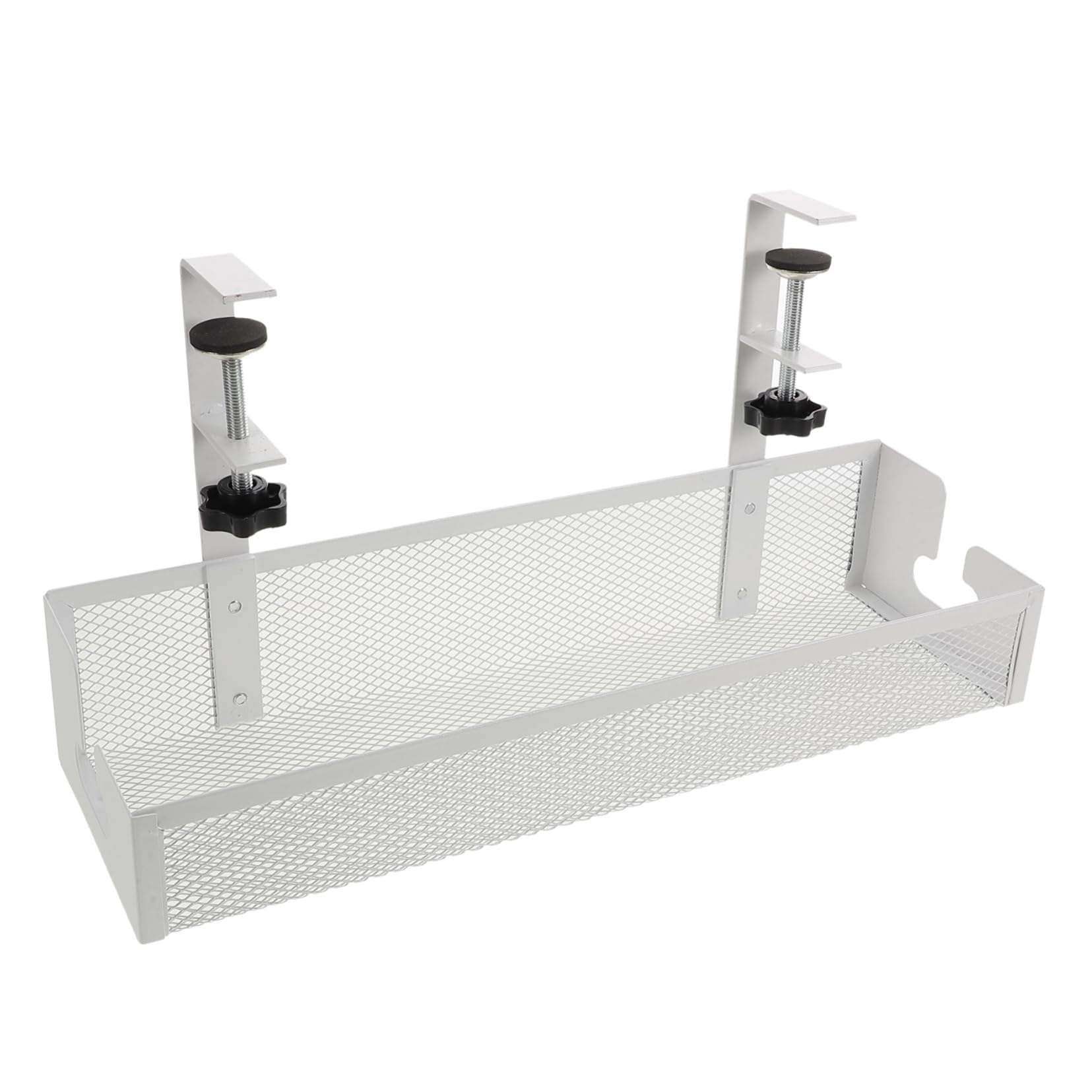 POPETPOP Organisateur De Câbles sous Bureau Plateau De Rangement des Câbles Blanc pour Bureau