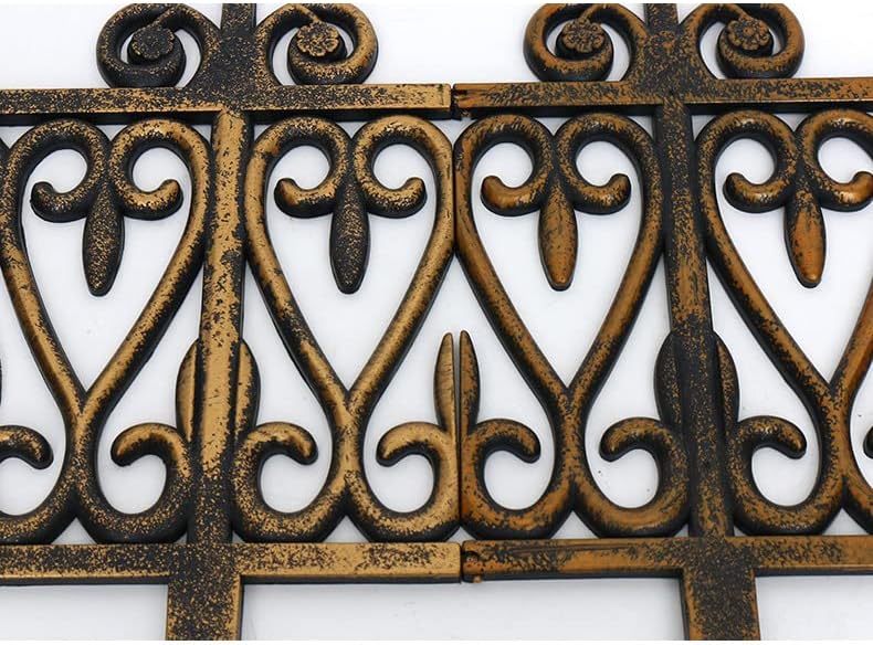 Miniatura 6 de PP Garden Fence Insert Plastic Fence Garden Picket Fence Bordes Césped Parterres Plantas Fronteras Decorativas Jardín Patio Productos al aire libre