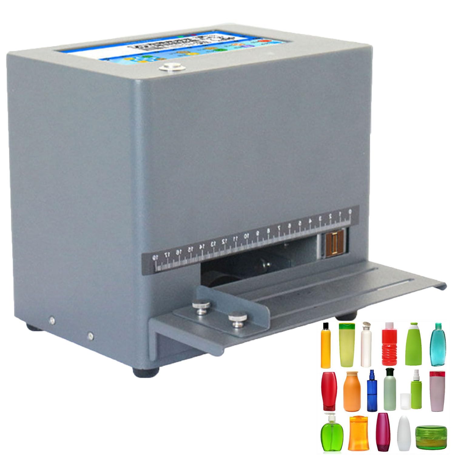 GTANND Production Line Automatic Inkjet Coding Machine,Quick-Drying Ink Cartridge Intelligence Batch Printer,7-Inch Touch Screen,For Printing Various Small And Medium-Sized Products