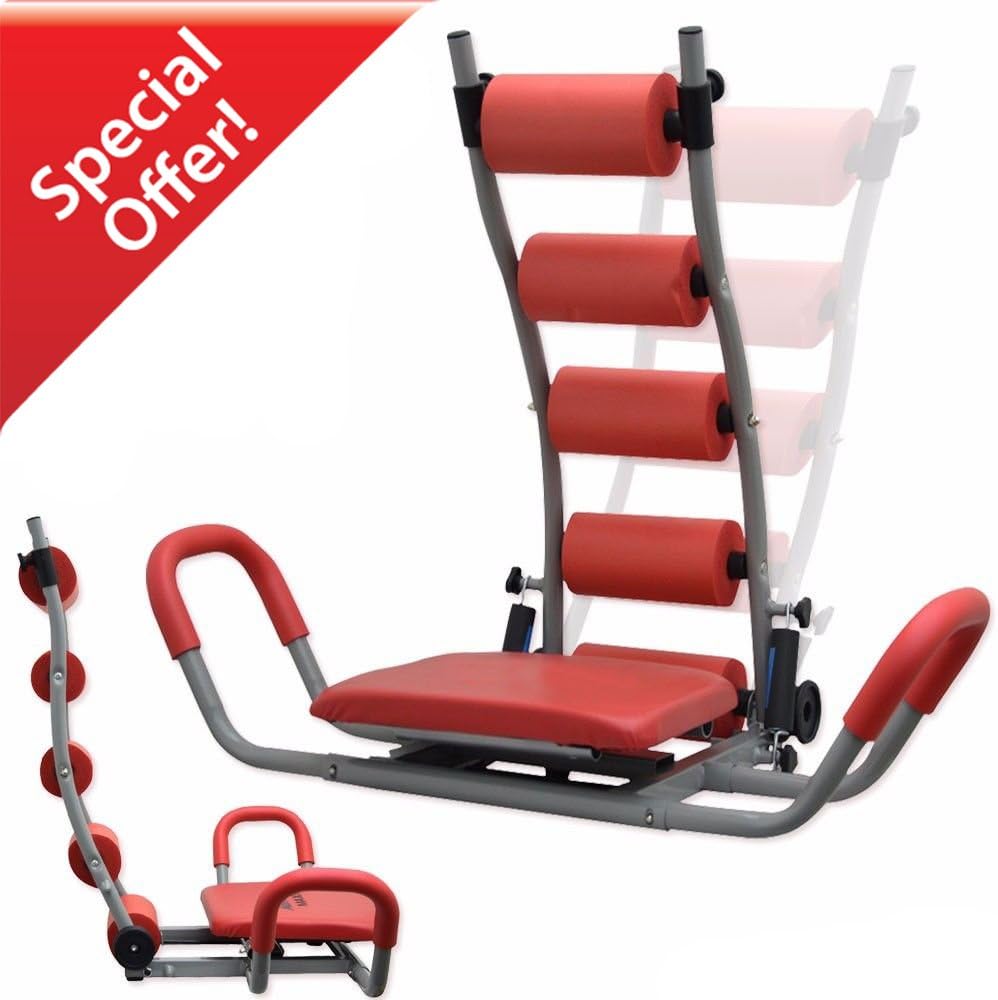 Ultimate Total Core Abs Toning Smart Body 6 Packs Home Gym Fitness Training Ab Machine Abdominal Rocket Twister Crunch Exerciser