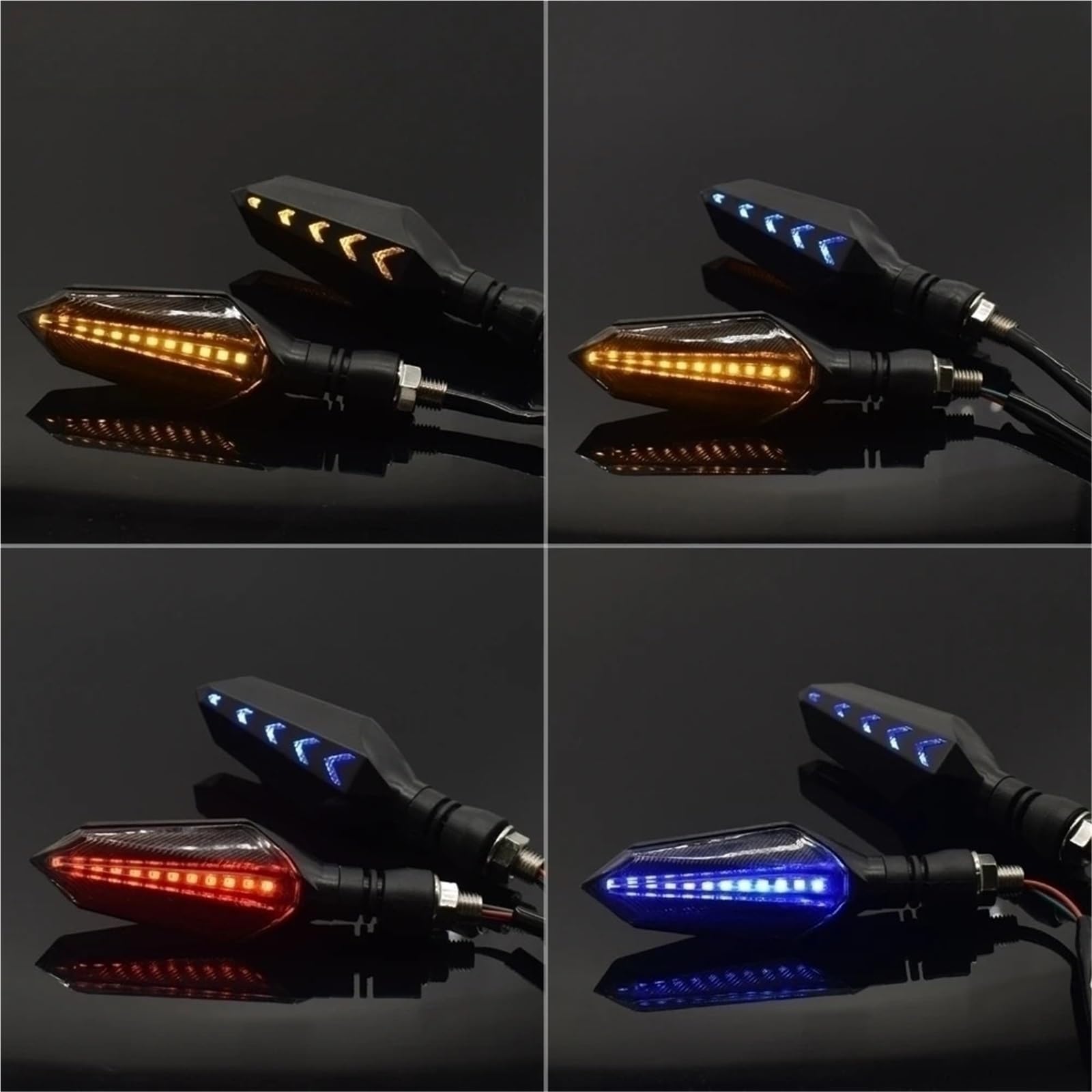 Indicatore di direzione universale per moto per luci per LED per Honda