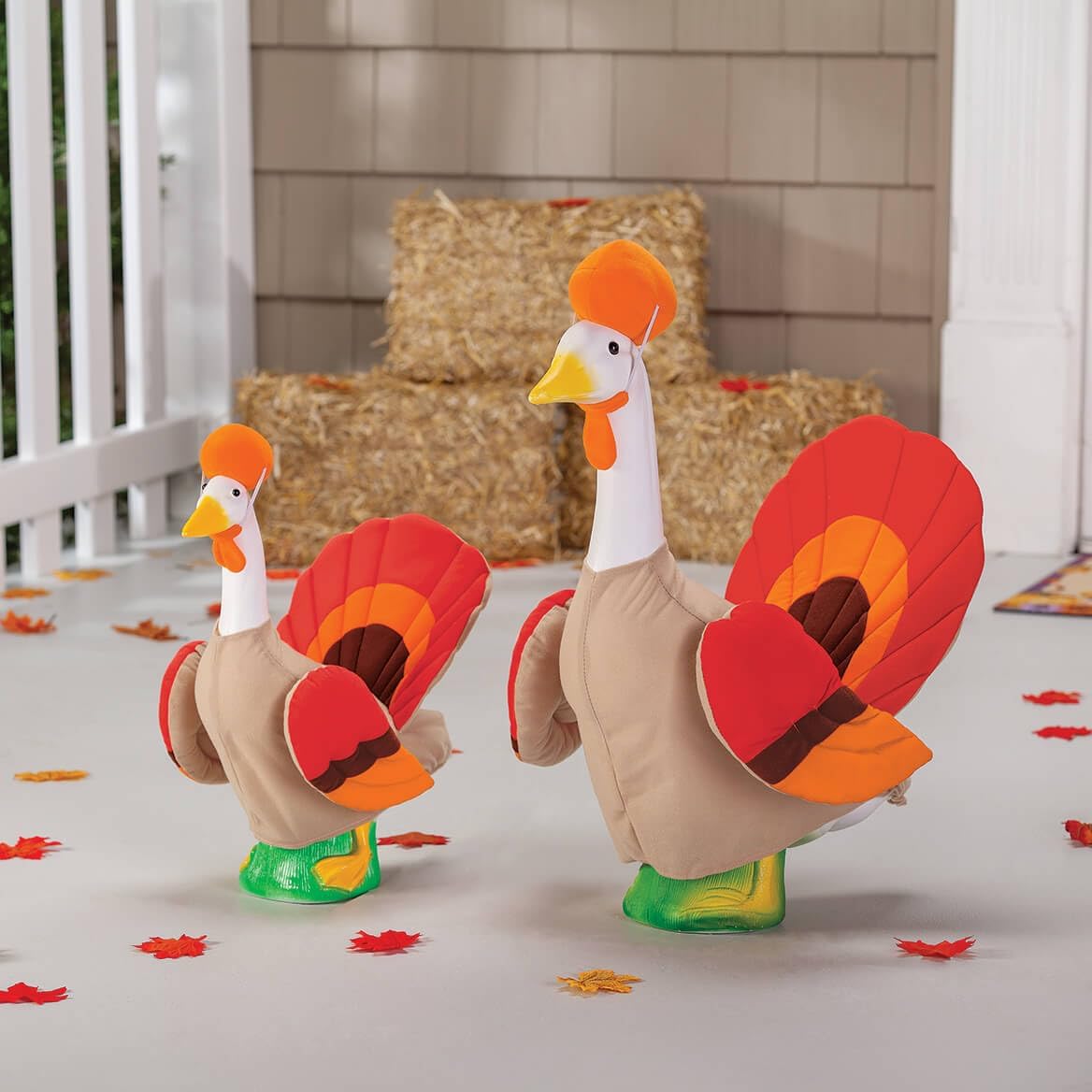 Gaggleville Turkey Goose Outfit Bundle - Includes One Large Turkey and One Baby Turkey Goose Outfit, by Fox Valley Traders