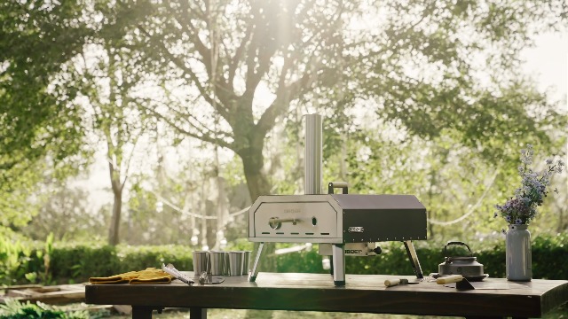 Amazon | ピザ窯、Meulbaty ペレット(薪)・ガス両対応 ピザ窯 家庭用