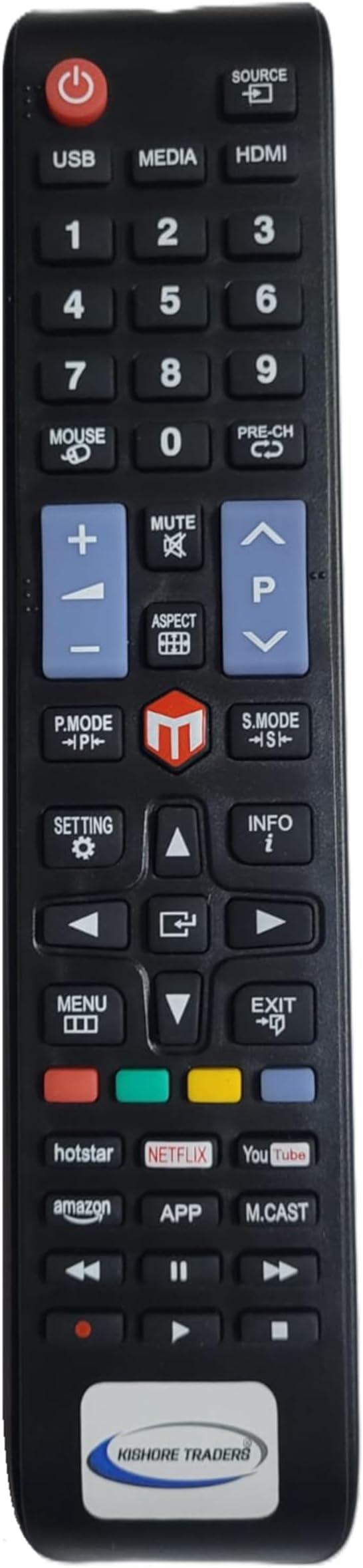 Remote Control Compatible with Adsun Led Tv (Please Match Your Old Remote with Given Image)