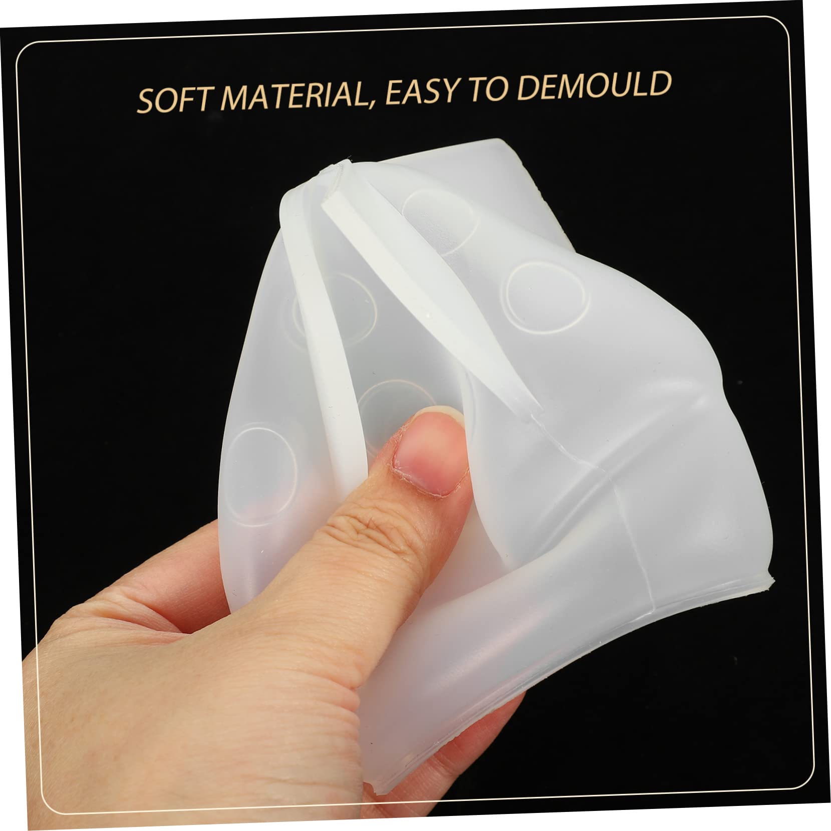 VILLCASE 12pièces Moule Silicone pour De Forme De Champignon pour Créations Époxy Et Décorations Artisanales Moules Réutilisables Et Faciles à Démouler