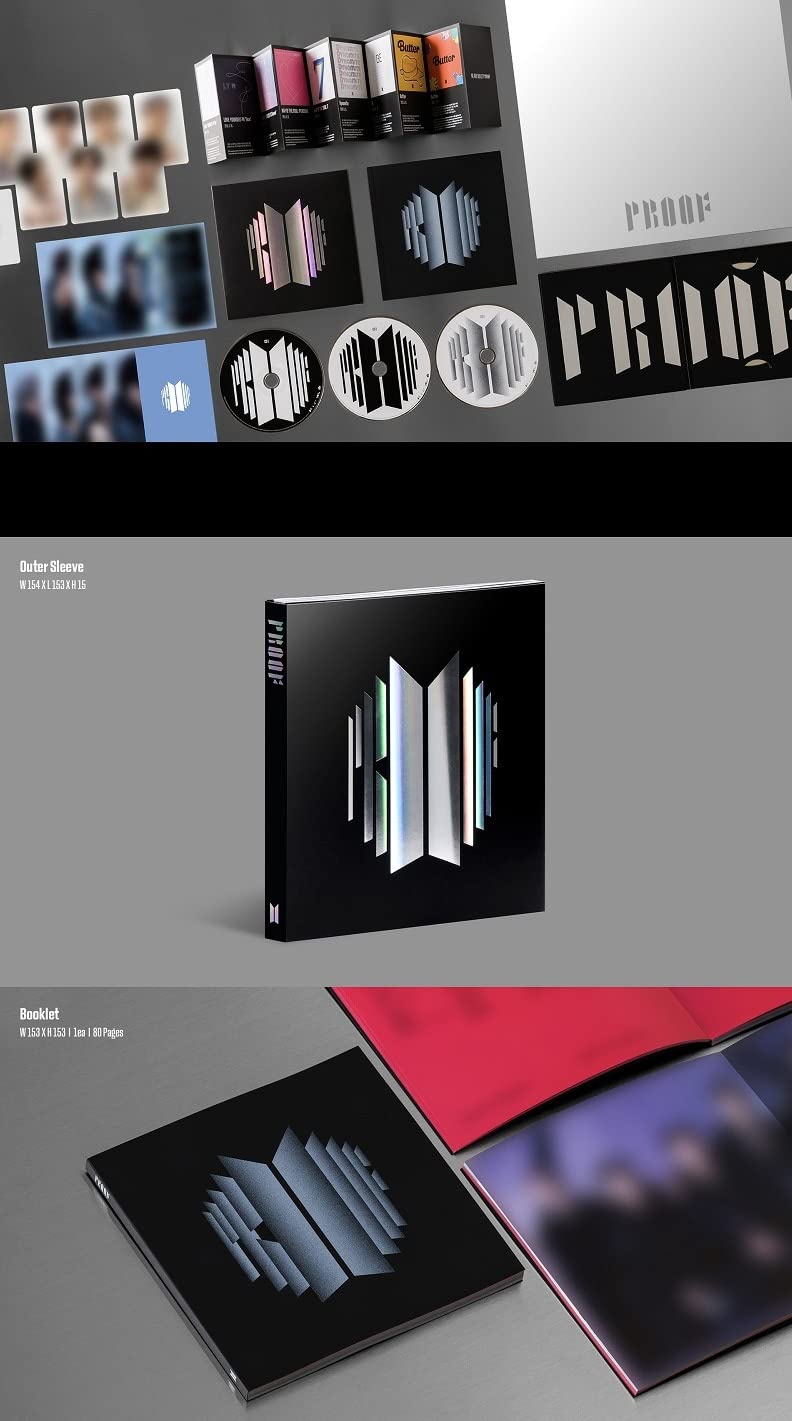 BTS PROOF COMPACT EDITION Anthology Album 3 CDs Photocard Poster