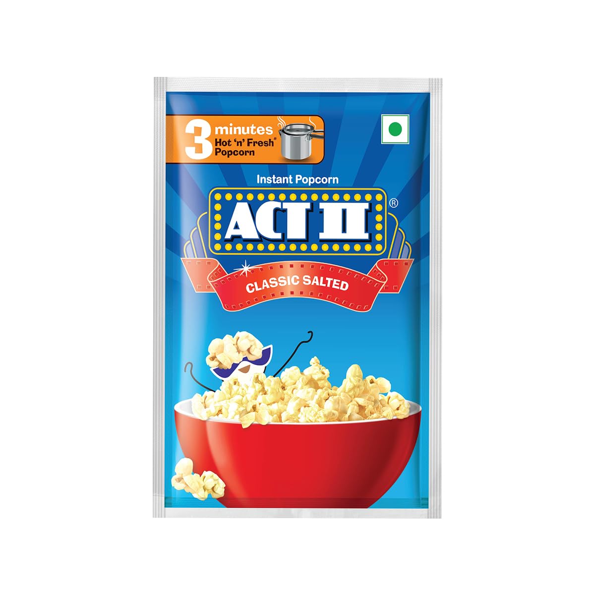ACT II Instant Popcorn - Classic Salted, 35g/38g