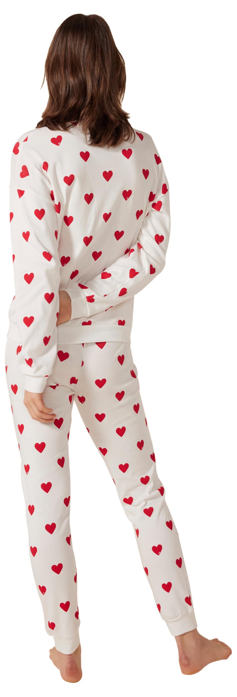Petit Bateau Pigiama a Maniche Lunghe Donna