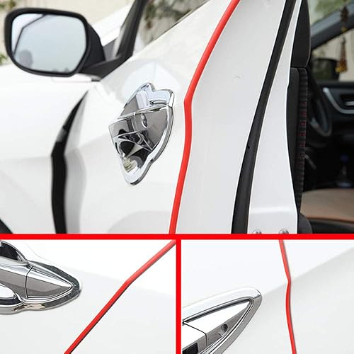 Miniatura 9 de ESUPPORT 32ft 10M U Shape Car Door Moulding Rubber Scratch Protector Strip Edge Guard Trim Seal Black