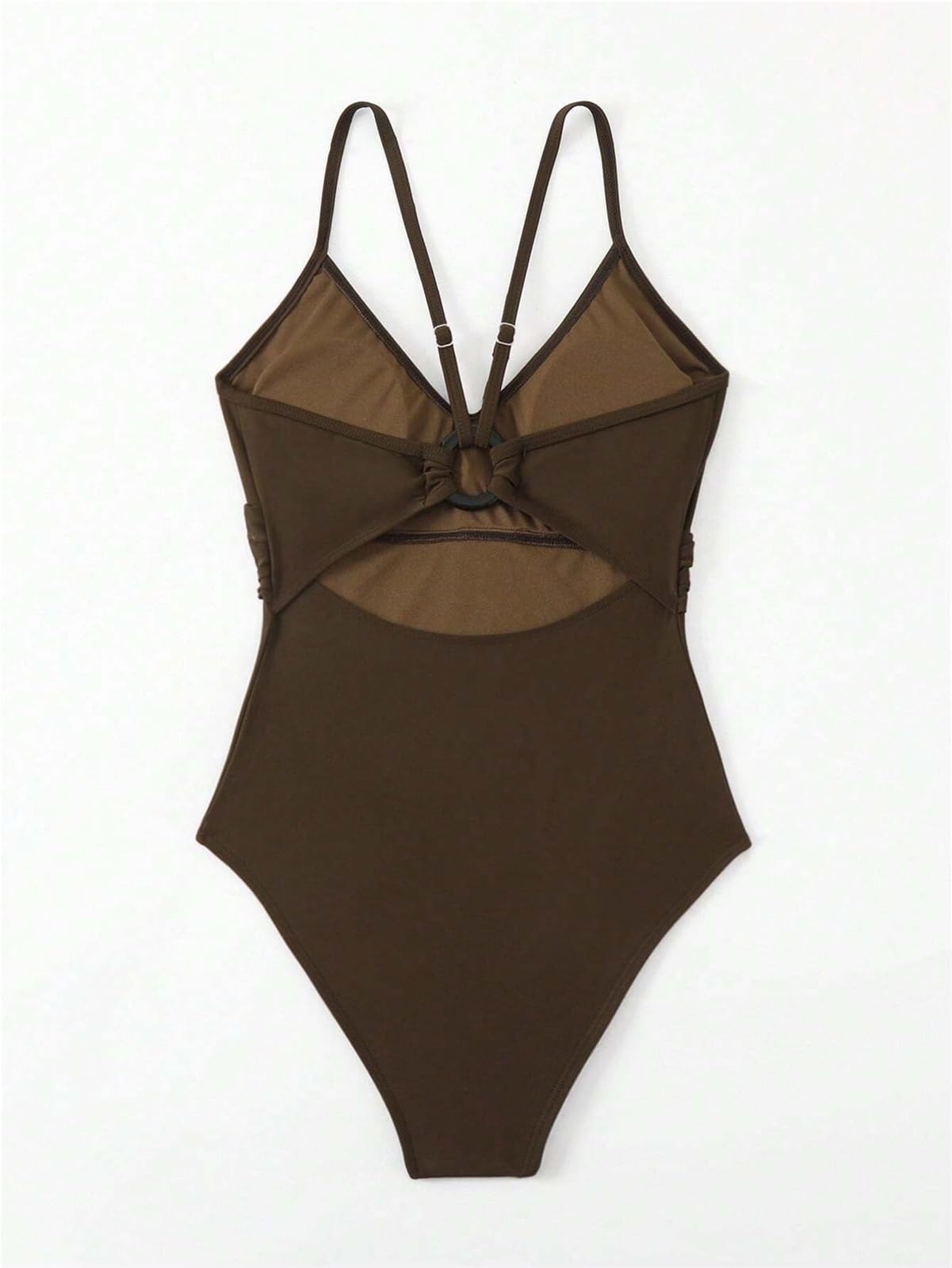 Costume Intero Morbido Costume Intero Tinta Unita Costume Intero Slim Fit per La Spiaggia, La Piscina(L)