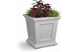 Mayne's Enduring White Square Planter