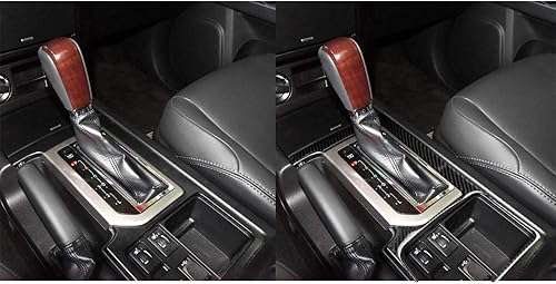 Miniatura 3 de Molduras interiores de fibra de carbono, accesorios de cubierta de marco, ajuste adhesivo interior para Toyota Land Cruiser Prado 150 LC150 FJ150