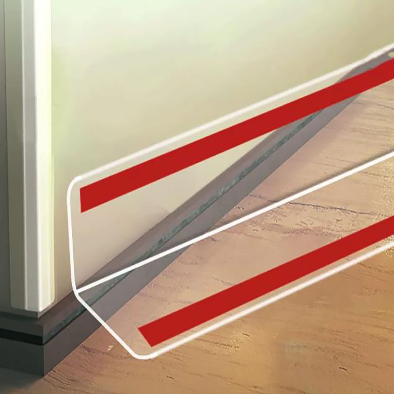 Protectores de Esquinas, Protector de Esquinas Pared Transparente, Ideal for Interiores, dormitorios y oficinas. Fácil Instalar((W/1.7CM) L 1.5M/4.9ft)