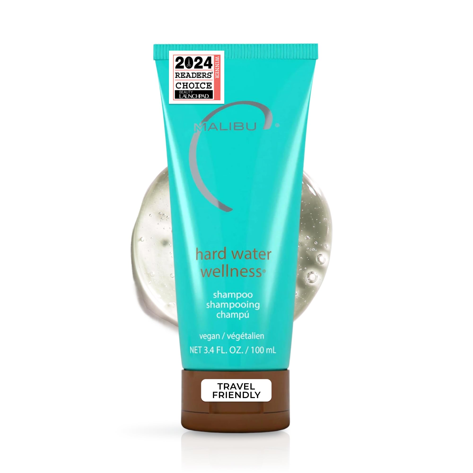 Malibu C Hard Water Hair Clarifying Shampoo - Travel Size Sulfate Free Chelating Formula for Build Up & Scalp Detox - Removes Minerals Prevents Discoloration Restores Shine - Vegan Hair Care  product thumbnail 2