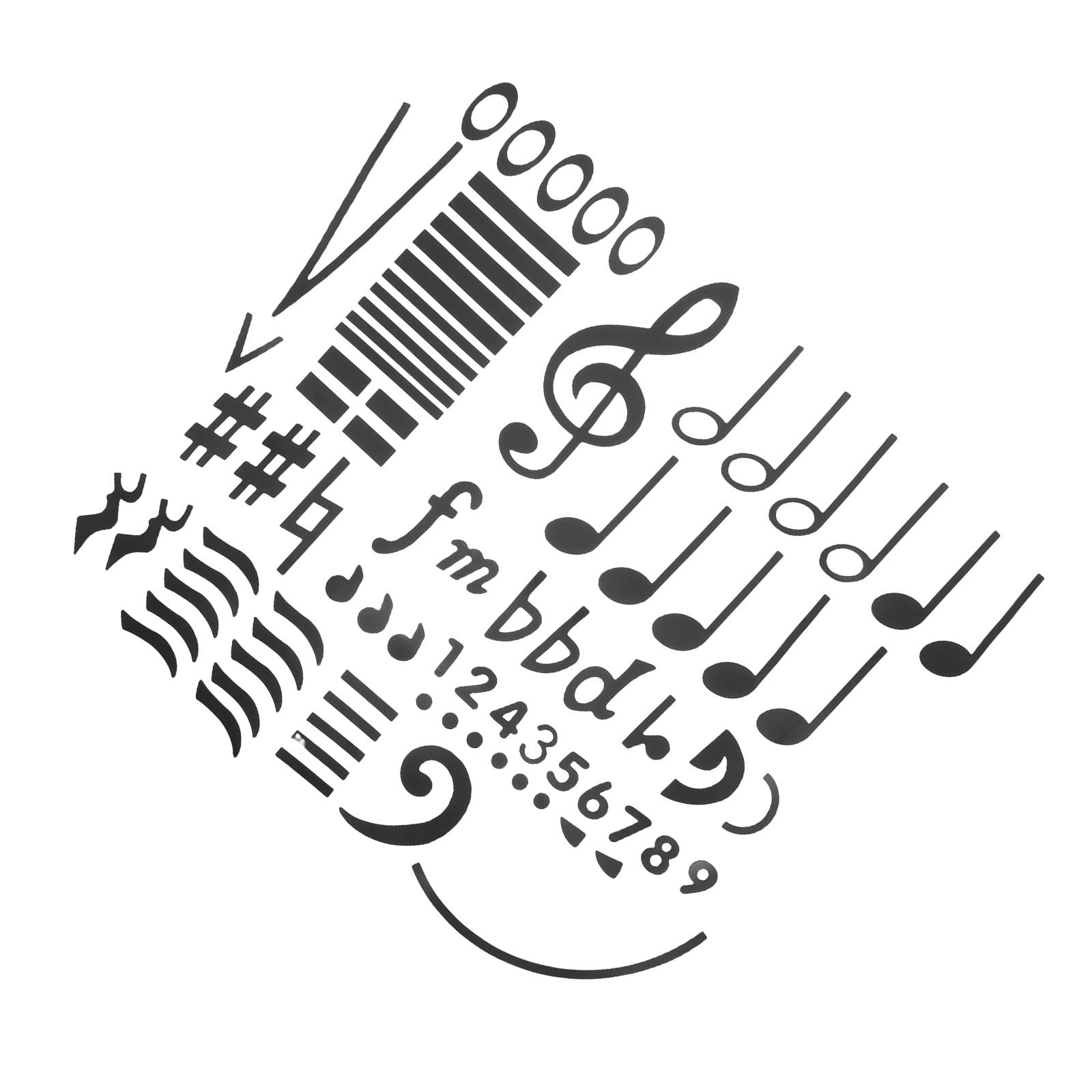 Notas musicales magneticas para aprender solfeo jugando en casa o el aula