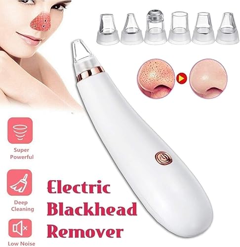 Miniatura 6 de Aspiradora de poros para eliminar puntos negros con 3 sondas de succión reemplazables, limpiador de poros de puntos negros, kit de extractor