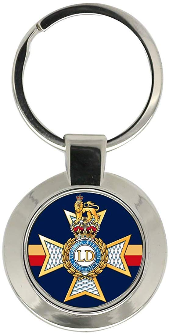 Giftshop UK Light Dragoons, British Army Key Ring