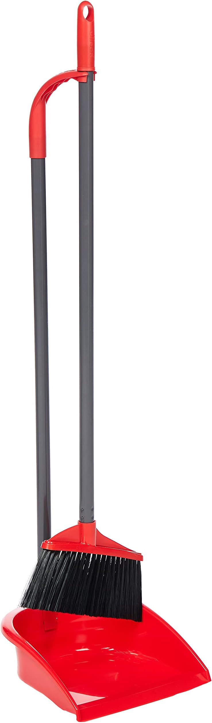 Long-Handle Dustpan – Convenient Dusting Accessory, Back Pain-Free, Convenient Length, Efficient Dirt Collection,Space-Saving Design (24.5 x 25 x 97 Cm )