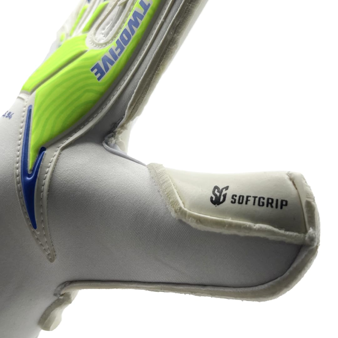 TWOFIVE – Los Angeles Advance Green – Guantes de Enternamiento – Guantes sin Protecciones en los Dedos – Unisex para Adulto/Niño – Palma SoftGrip Duradera – Corte ErgoRoll