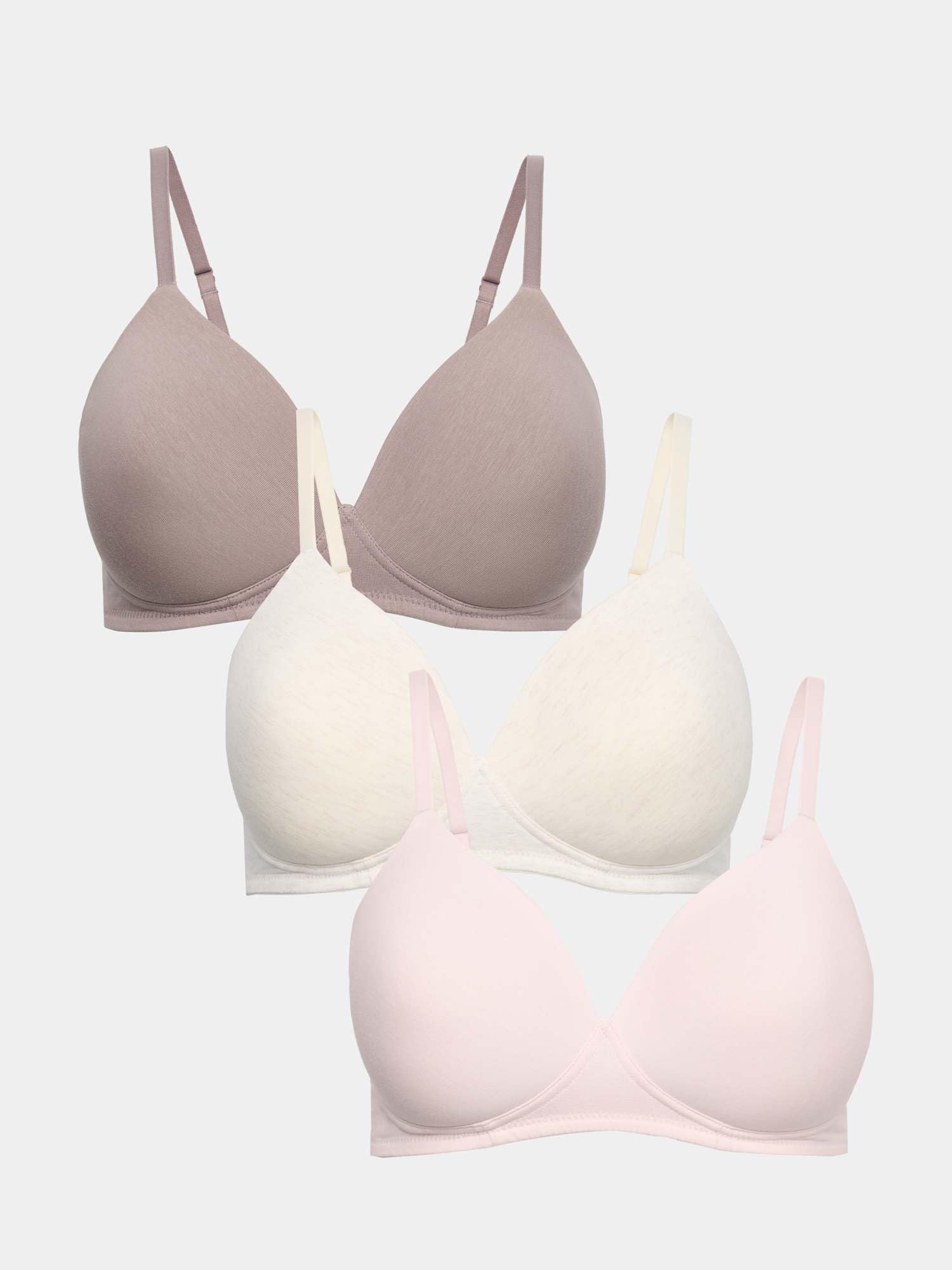 Marks & Spencer 3er-Pack Damen Bügelfrei T-Hemd BH