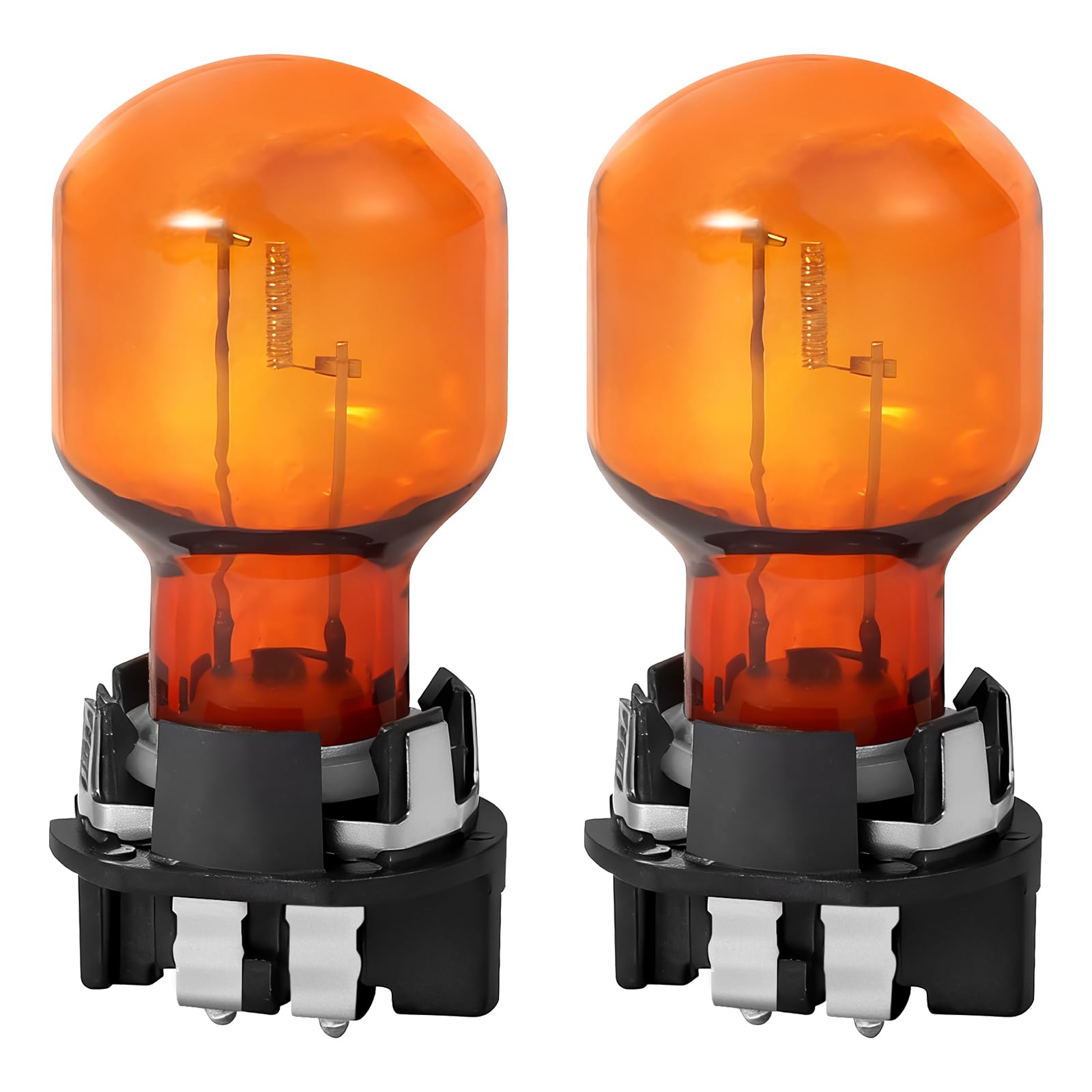 Photo 1 of HUTUDAN 2 Pack PWY24W 24W 12V Amber Turn Signal Light Bulbs, Replacement for 2016-2017 Volkswagen Passat/Lavida/Octavia, Audi A4/Q3/Q7, Ford Fusion/Mondeo/EDGE, Fits Part #12174, 12174NA, 12174 NAHTR