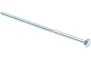 Prime-Line 1/4 X 6 Inch Hex Head Lag Screws [50 Pack]