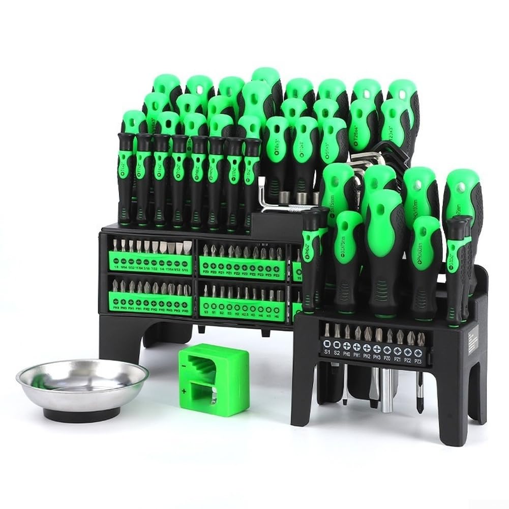 118-teiliges Schraubendreher-Set magnetisch mit Entmagnetisierer, 45#