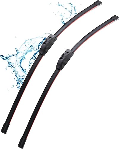 Miniatura 1 de Juego de 2 limpiaparabrisas prémium de 22 + 21 pulgadas de calidad de fabricante original del equipo, para todas las estaciones (juego de 2),