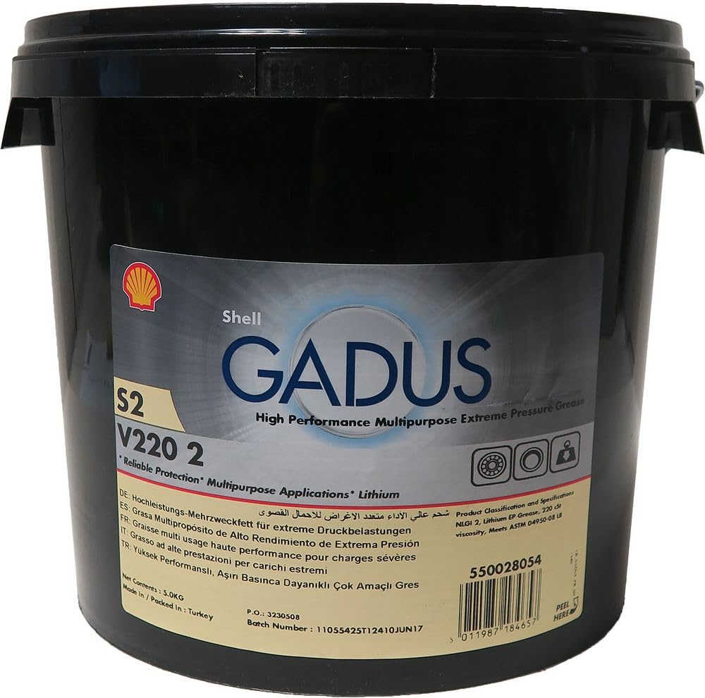 Olio Shell Gadus S2 V220 2 5Kg Lubrificante - 4