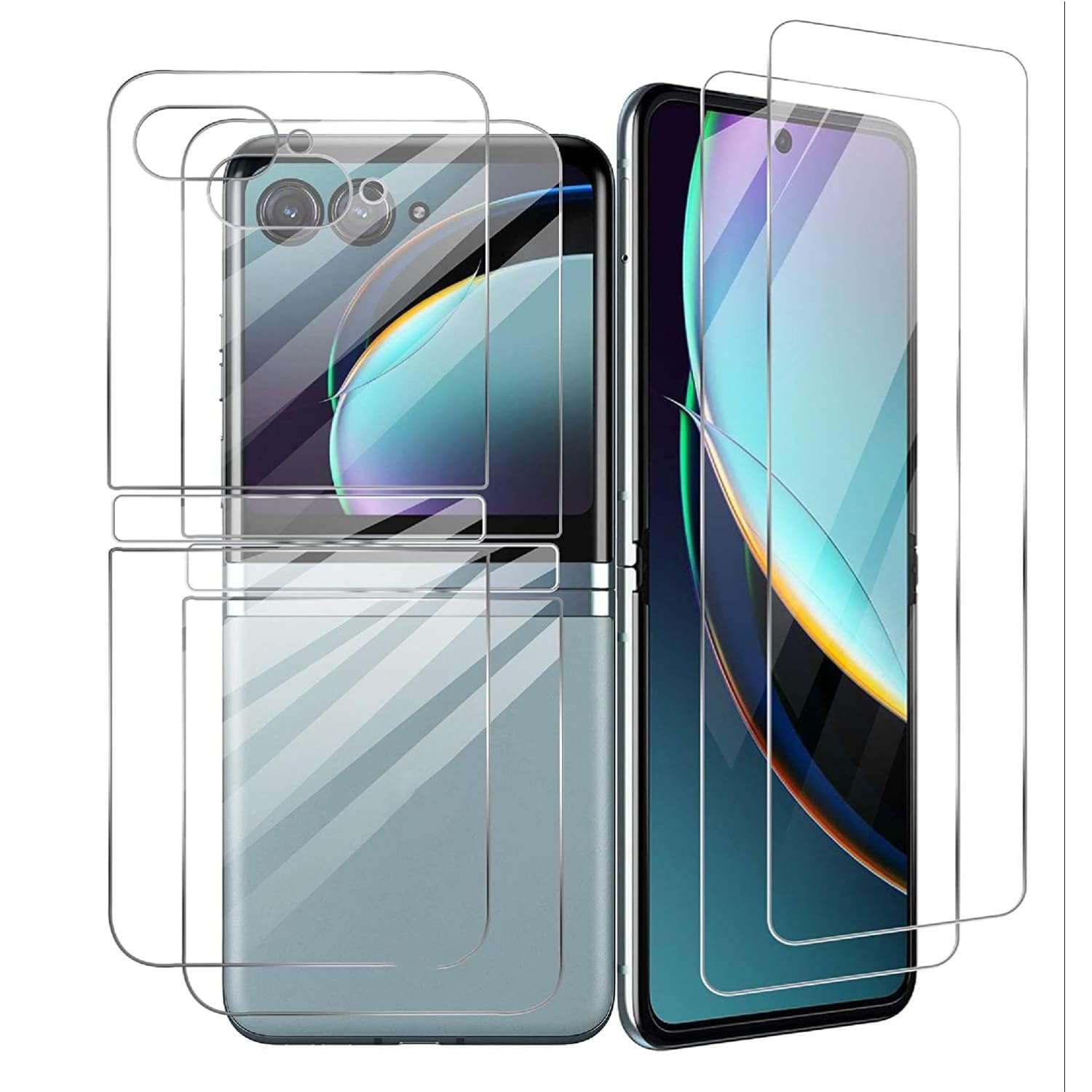 Amazon | Motorola razr 40 Ultra 5G フルカバー ヒドロゲル ソフト 