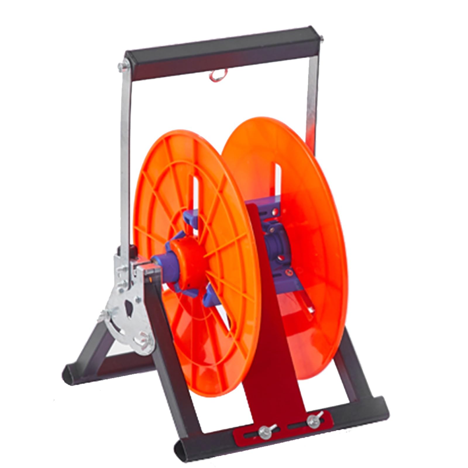 WDSOPK Wire Spool Rack Holder for Cables, Made Of Carbon Steel - Wire Cable Reel Stand for Wires/Paracord/Starter Wire - Heavy Duty Cable Dispenser, Easy to Organise Wire (1 Reel)