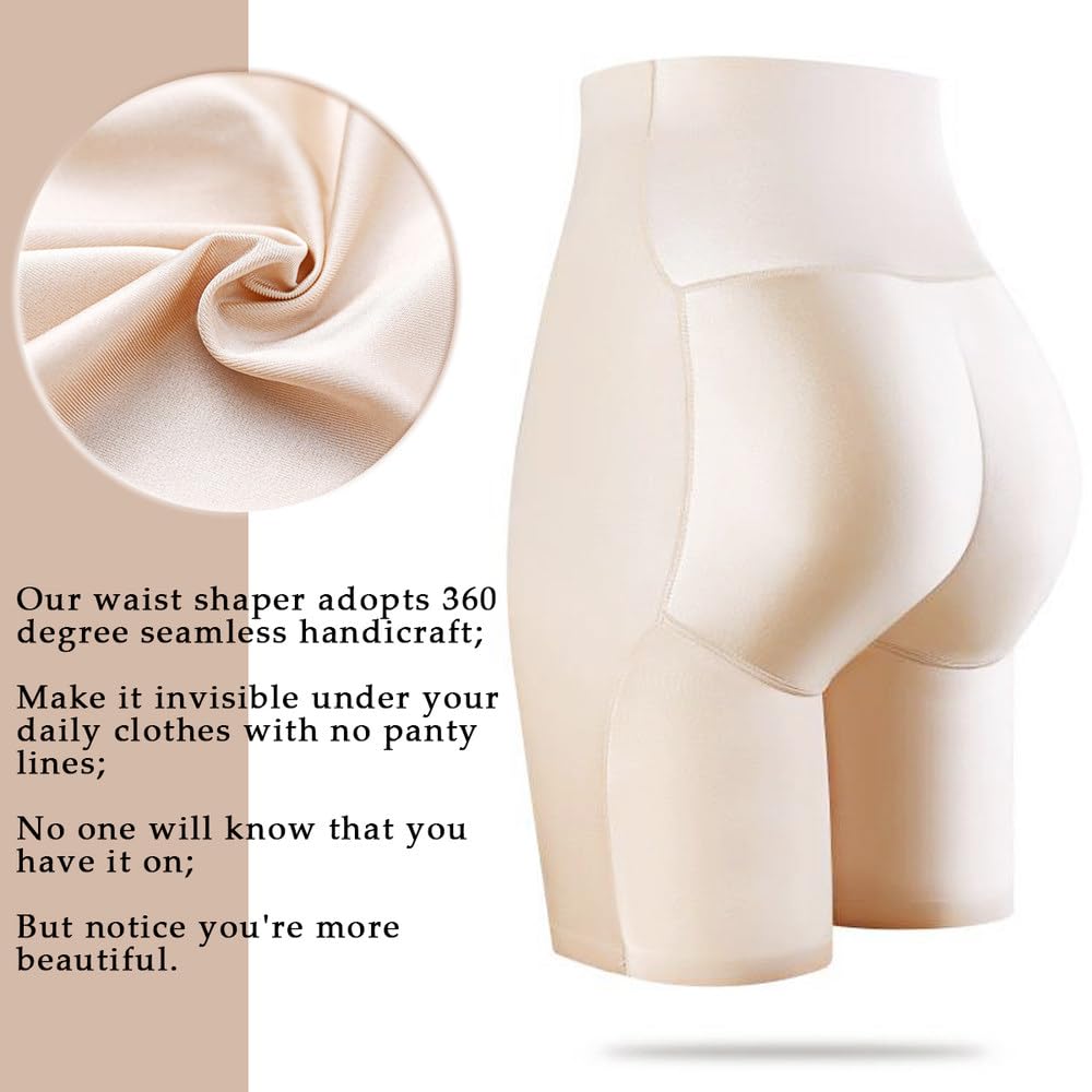 Mujer Bragas Con Relleno Braguitas - Faja Adelgazante Para El Vientre, Levantador De Glúteos, Recortador De Muslos, Entrenador De Cintura, Bragas Sin Costuras, Body Levantador De Glúteos, Control