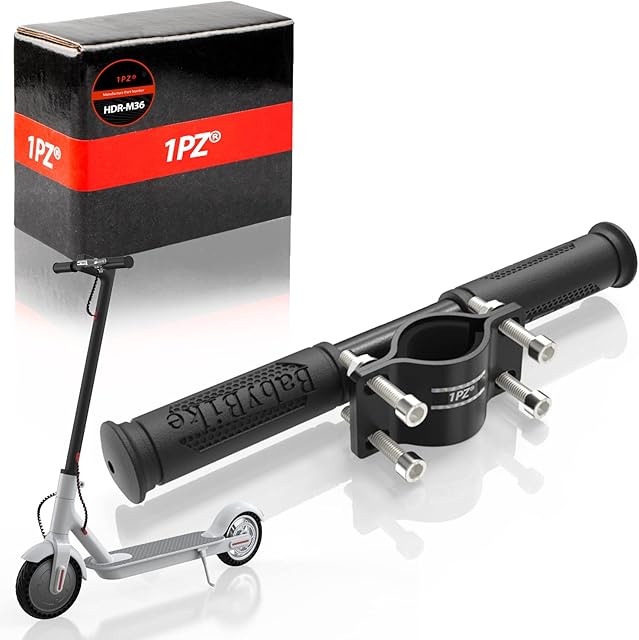1PZ UK5-EH2 Electric Scooter Children's Handlebar Safe Handrail Fit for Xiaomi Mijia M365, Kids Handle Grip Bar, Height Adjustable, Electric Scooter Accessories