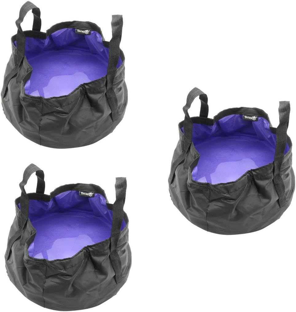 TRENDBOX Multiple Foldable Wash Basin Sink Water Bag Portable Mini 8.5L for Footbath Camping Hiking Outdoor Durable Design