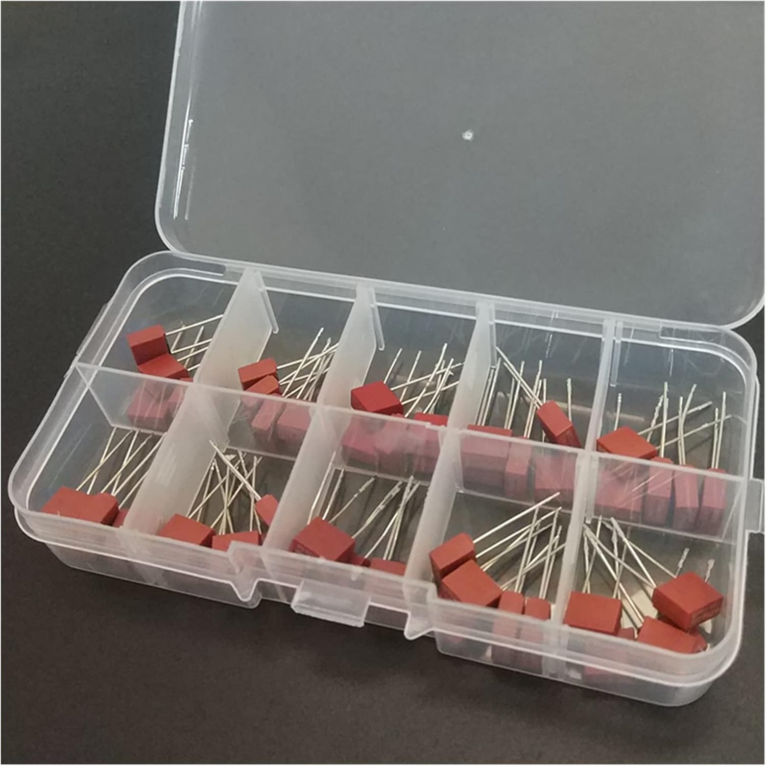 ヒューズ 10 種類 50 個/ボックス スクエア プラスチック 392 電気 アソート ミックス セット 0.5A 1A 1.6A