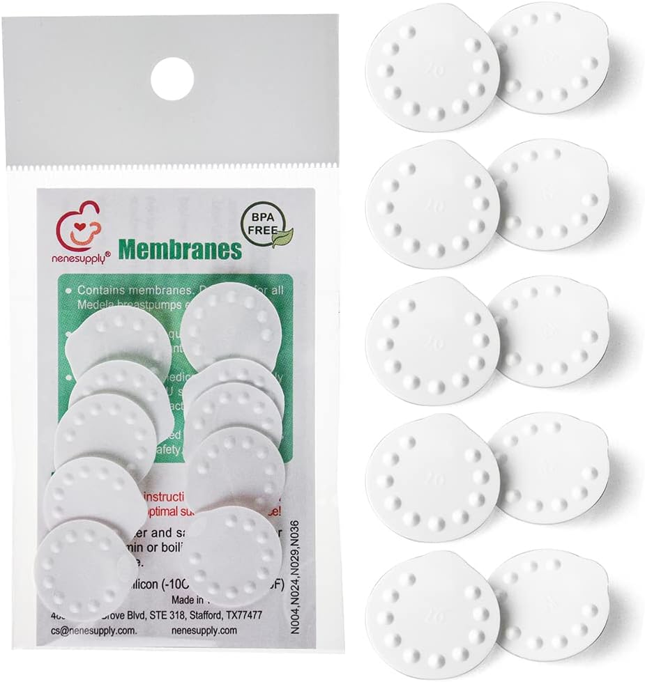 Nenesupply10 pc Membranes Compatible with Medela Valve and Nenesupply Valve. Not Original Medela Membrane. Compatible with Pump in Style Swing Symphony Harmony Breast Pump