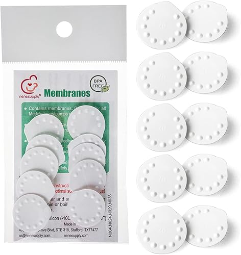 Miniatura 7 de Nenesupply Válvulas de membranas compatibles con piezas de extractor de leche Medela, no piezas de repuesto originales de membrana Medela,
