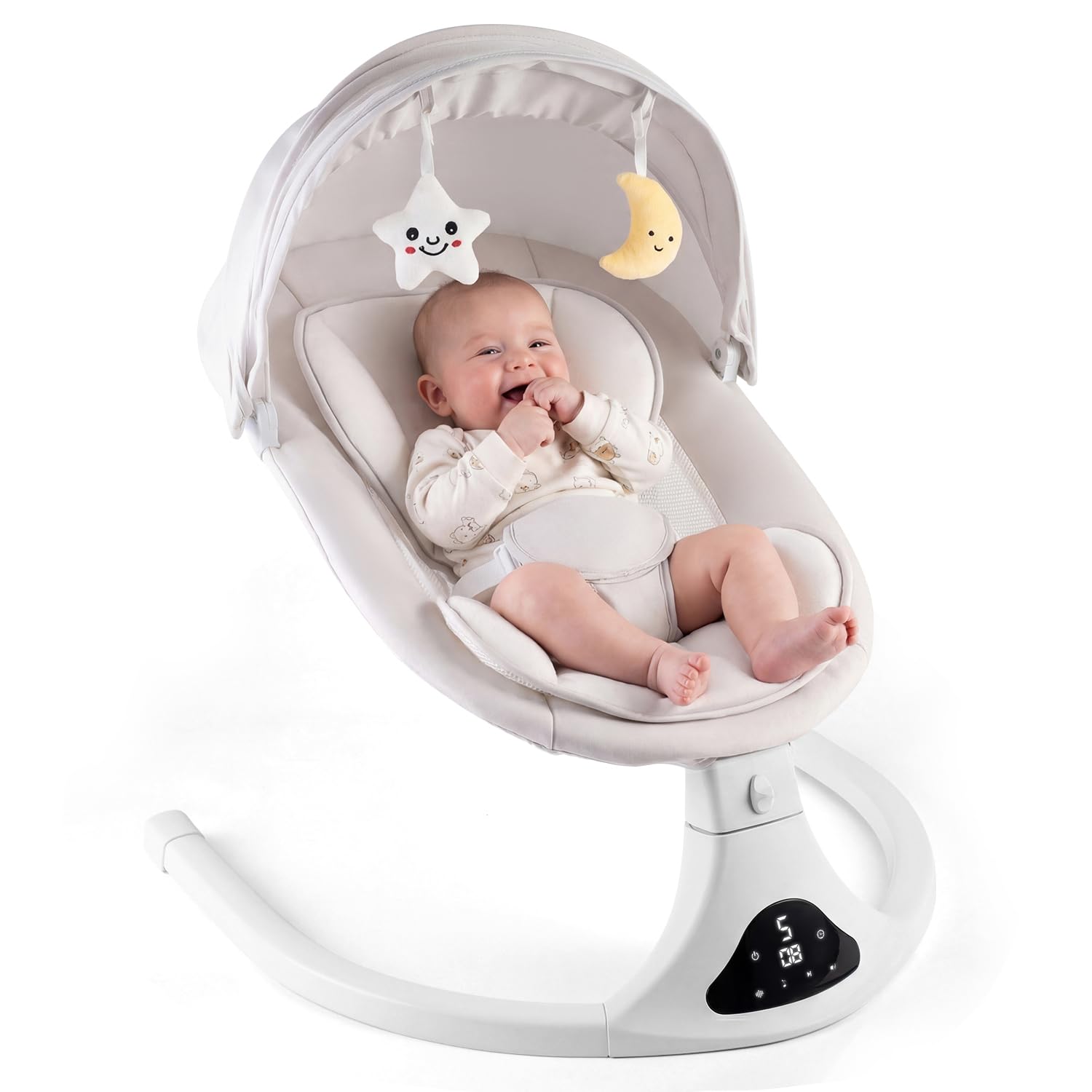 Amazon.co.jp: 電動ベビースイング 乳児から幼児まで| ポータブル幼児