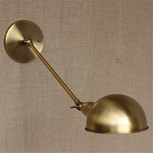 Z&MDH Appliques murales Simple rétro et créative, chevet de l'allée chambre salon applique murale décorative,diamètre 150 mm, longueur du bras 300 mm Cover